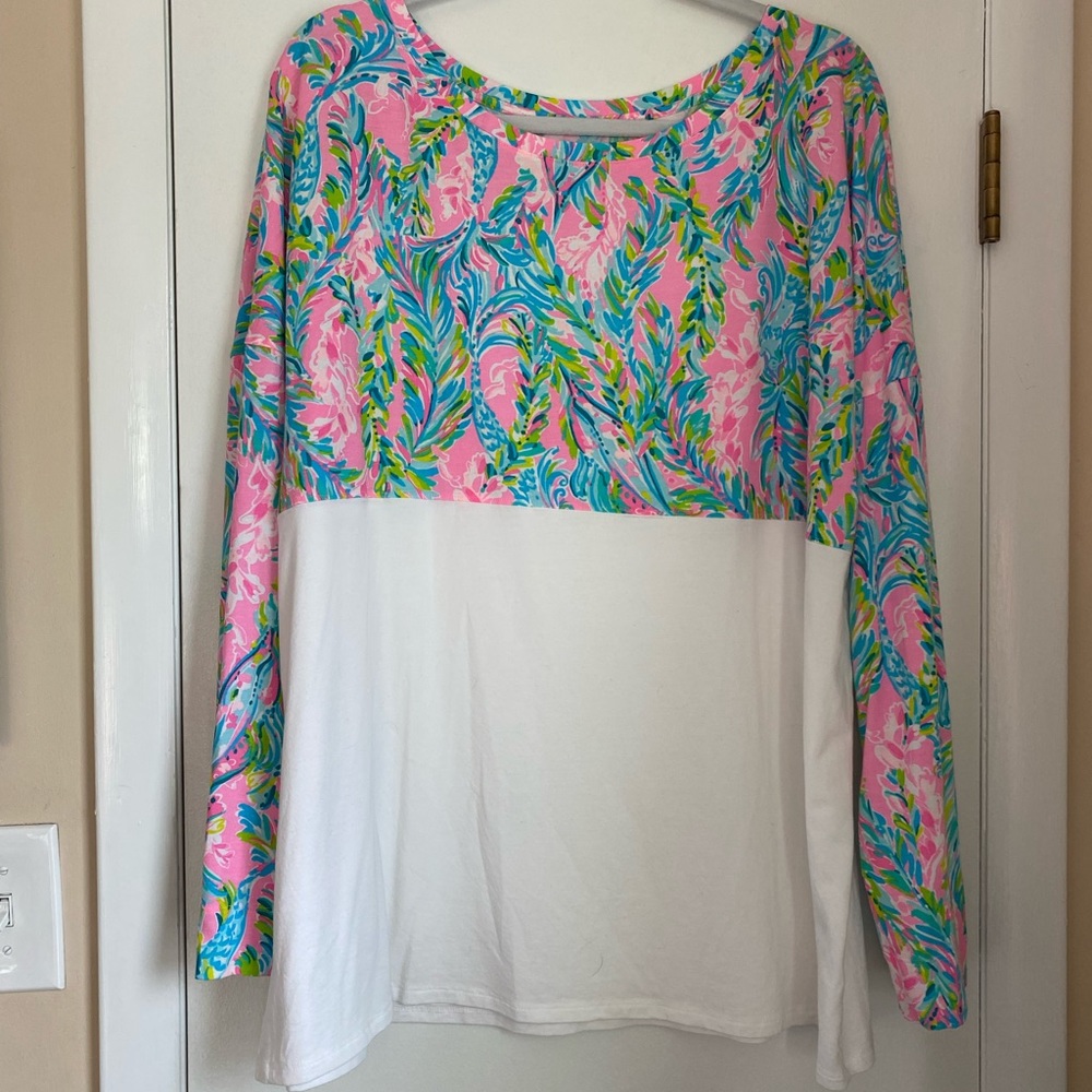 EUC XXL Lilly Pulitzer Finn shirt